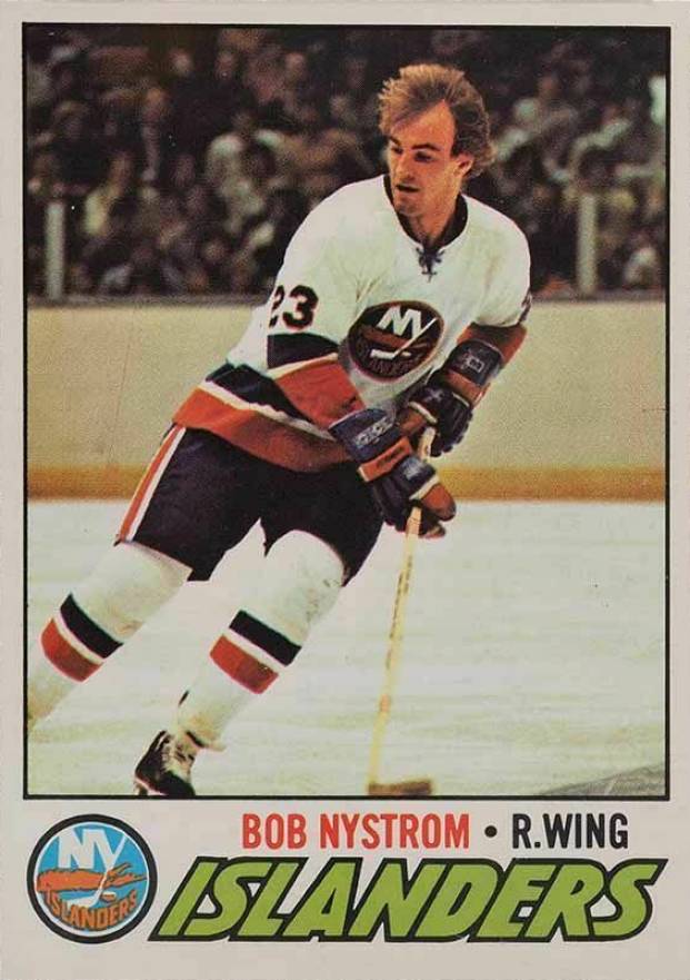 1977 O-Pee-Chee Bob Nystrom #62 Hockey Card