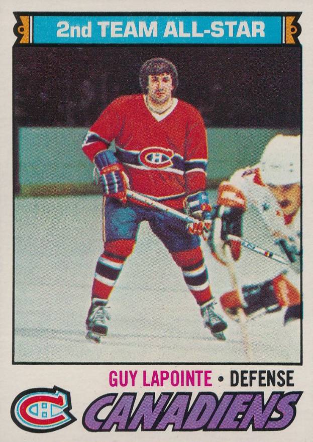 1977 Topps Guy LaPointe #60 Hockey Card