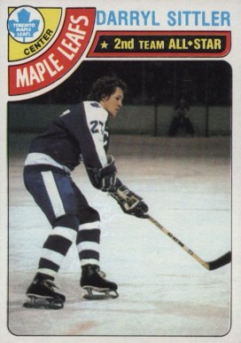 1978 Topps Darryl Sittler #30 Hockey Card