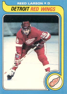 1979 O-Pee-Chee Reed Larson #213 Hockey Card