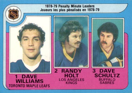 1979 O-Pee-Chee Penalty Minutes Leaders #4 Hockey Card