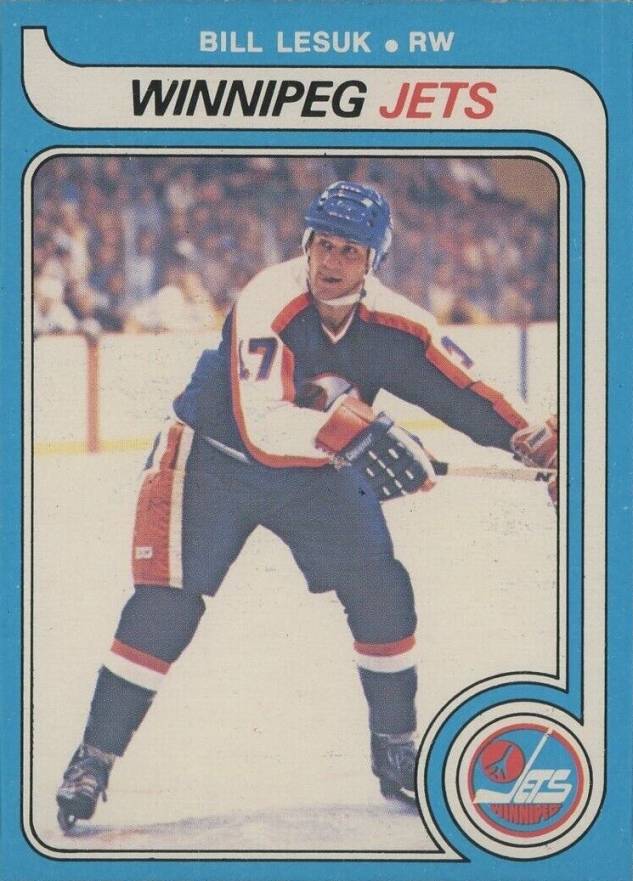 1979 O-Pee-Chee Bill Lesuk #312 Hockey Card