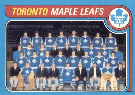 1979 Topps Toronto Maple Leafs Team #258 Hockey Card