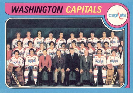 1979 Topps Washington Capitals Team #260 Hockey Card