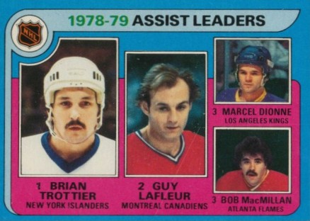 1979 Topps Assist Leaders #2 Hockey Card