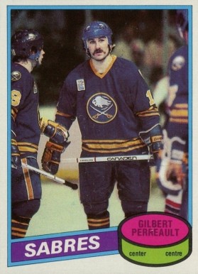 1980 O-Pee-Chee Gilbert Perreault #80 Hockey Card