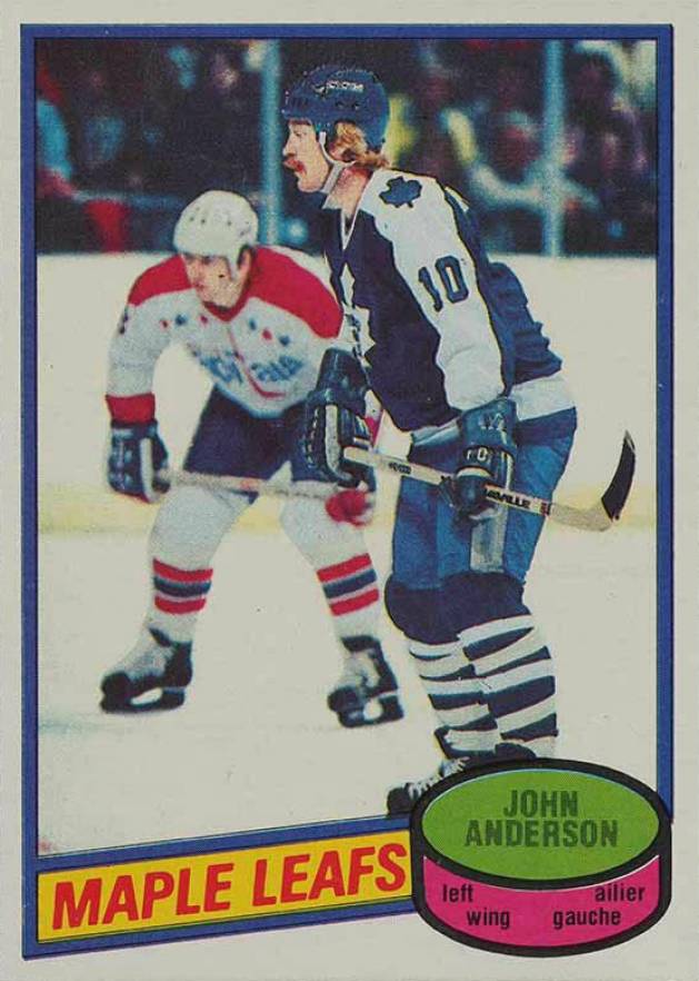 1980 O-Pee-Chee John Anderson #79 Hockey Card