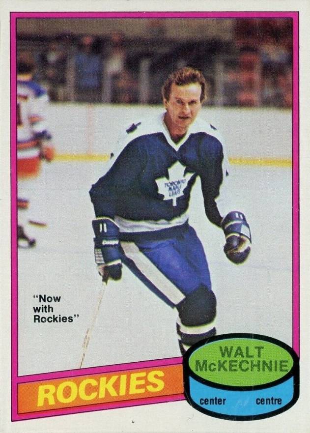 1980 O-Pee-Chee Walt McKechnie #378 Hockey Card