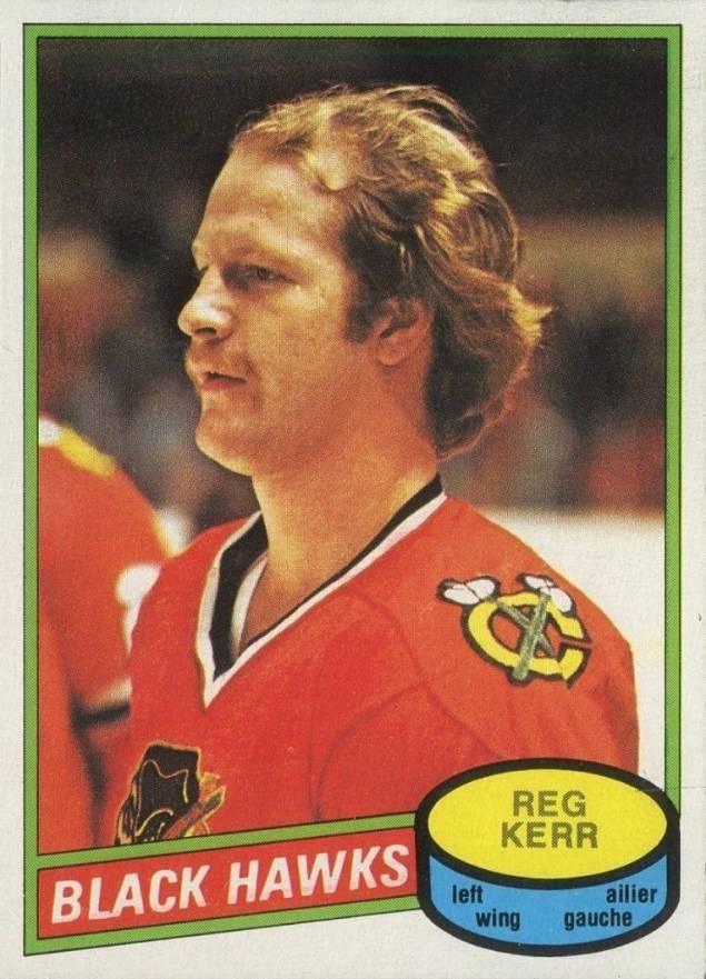 1980 O-Pee-Chee Reg Kerr #377 Hockey Card