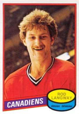 1980 O-Pee-Chee Rod Langway #344 Hockey Card