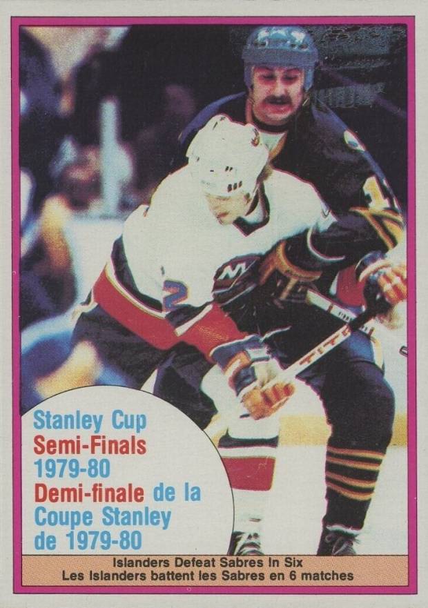 1980 O-Pee-Chee Stanley Cup Semifinals #262 Hockey Card