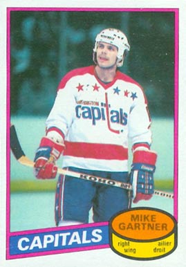1980 O-Pee-Chee Mike Gartner #195 Hockey Card