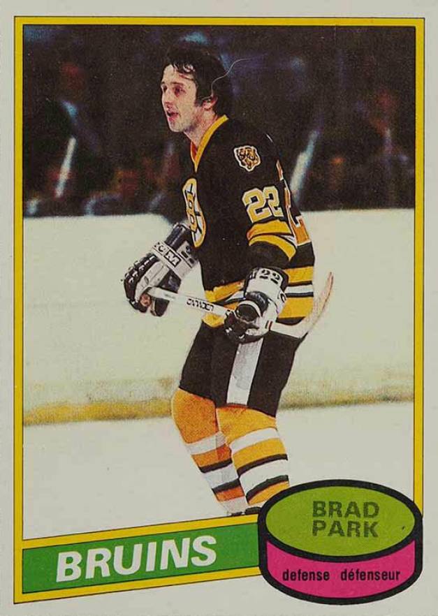 1980 O-Pee-Chee Brad Park #74 Hockey Card