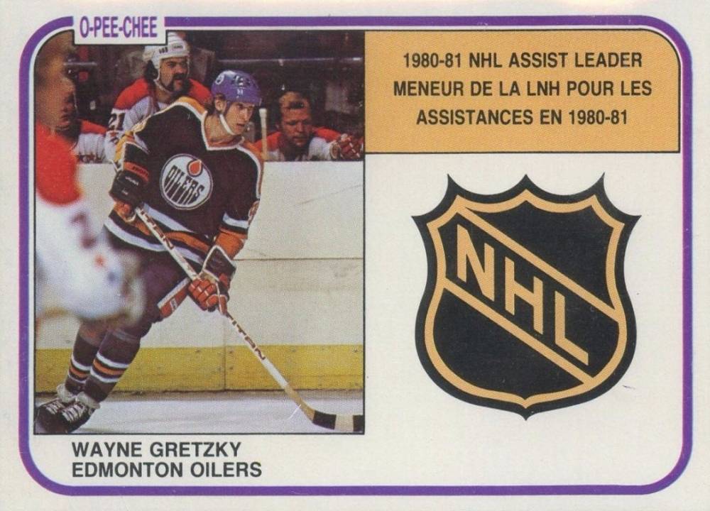 1981 O-Pee-Chee Assists Leader #383 Hockey Card