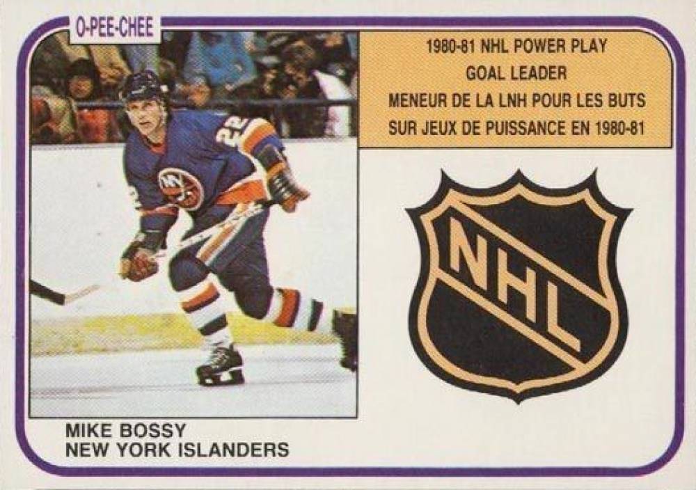 1981 O-Pee-Chee Mike Bossy #386 Hockey Card