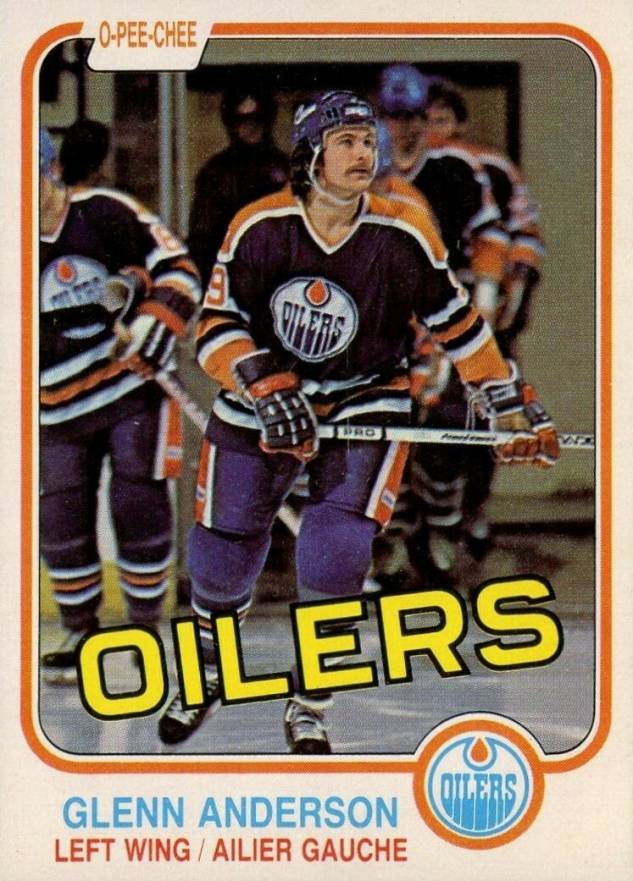 1981 O-Pee-Chee Glenn Anderson #108 Hockey Card