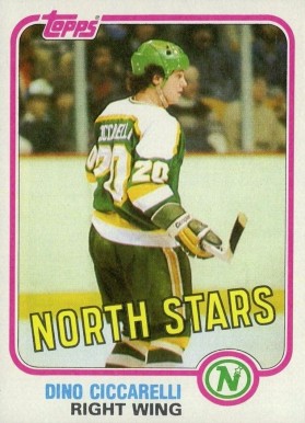 1981 Topps Dino Ciccarelli #105 Hockey Card