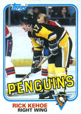 1981 Topps Rick Kehoe #17 Hockey Card