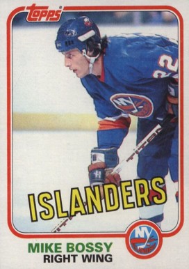 1981 Topps Mike Bossy #4 Hockey Card