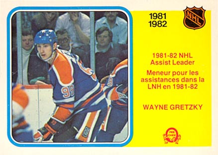 1982 O-Pee-Chee Wayne Gretzky #240 Hockey Card