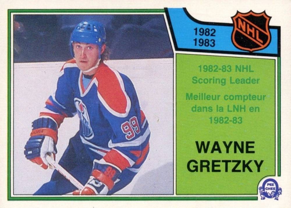 1983 O-Pee-Chee Wayne Gretzky #217 Hockey Card