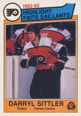 1983 O-Pee-Chee Darryl Sittler #258 Hockey Card