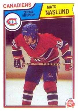 1983 O-Pee-Chee Mats Naslund #193 Hockey Card