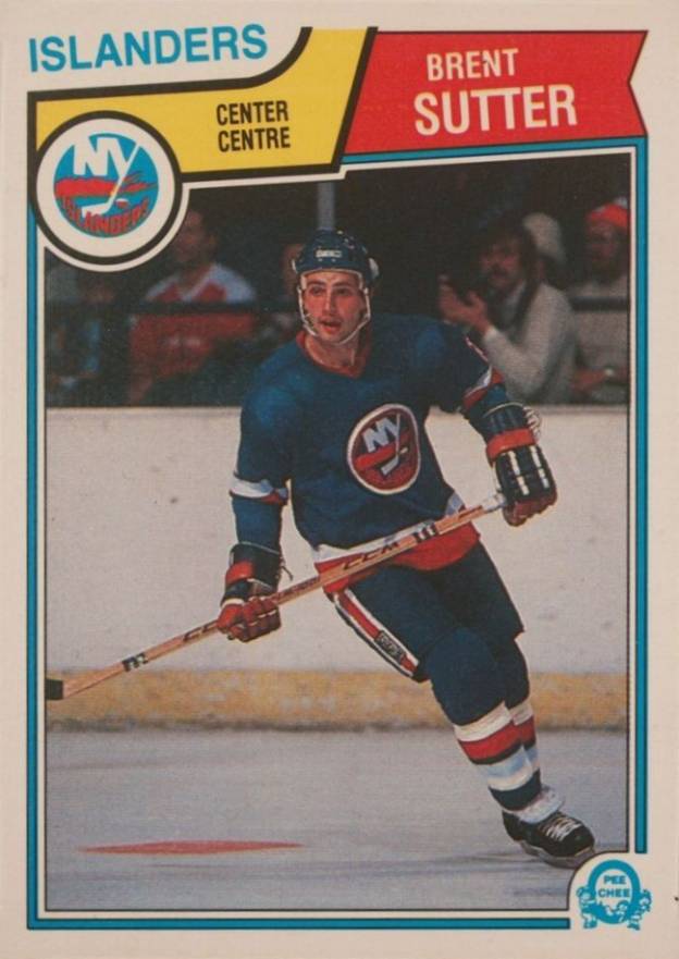 1983 O-Pee-Chee Brent Sutter #18 Hockey Card
