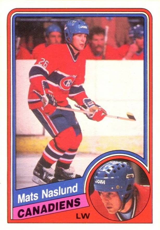 1984 O-Pee-Chee Mats Naslund #267 Hockey Card