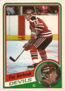 1984 O-Pee-Chee Pat Verbeek #121 Hockey Card