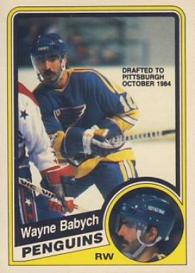 1984 O-Pee-Chee Wayne Babych #181 Hockey Card