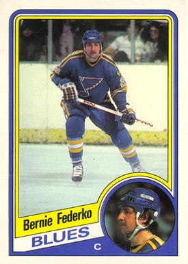 1984 O-Pee-Chee Bernie Federko #184 Hockey Card