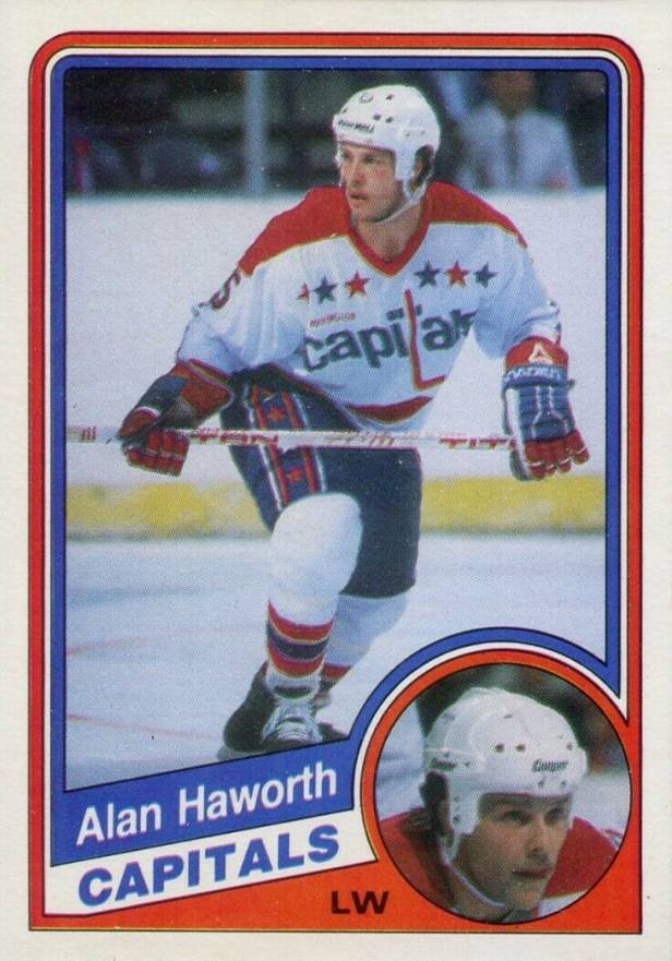 1984 O-Pee-Chee Alan Haworth #199 Hockey Card