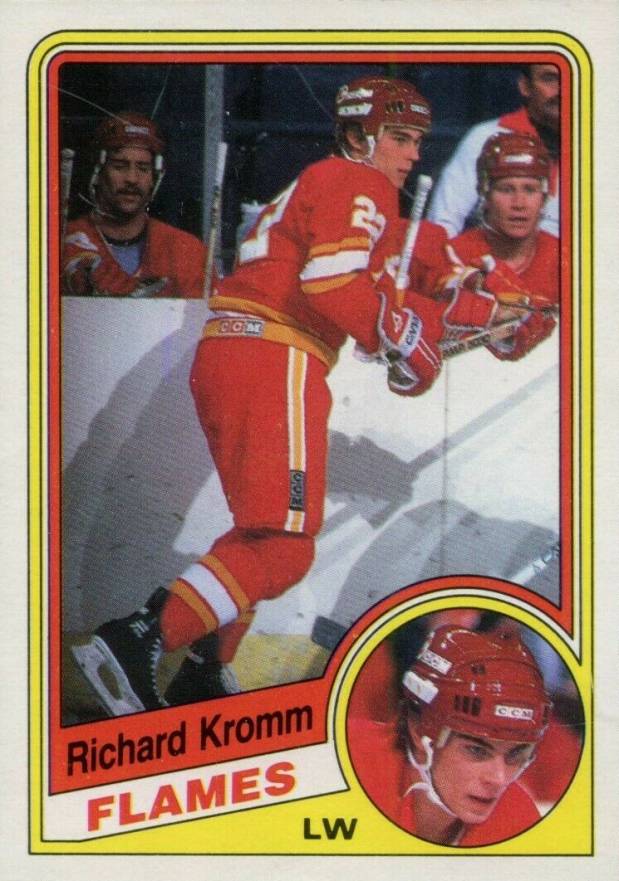 1984 O-Pee-Chee Richard Kromm #227 Hockey Card