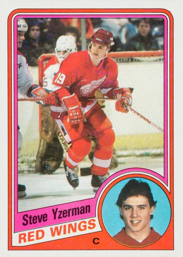 1984 Topps Steve Yzerman #49 Hockey Card