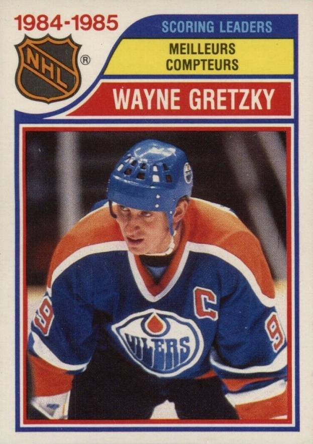 1985 O-Pee-Chee Wayne Gretzky #259 Hockey Card