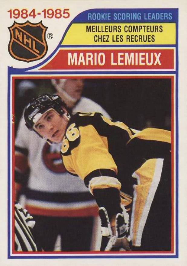 1985 O-Pee-Chee Mario Lemieux #262 Hockey Card