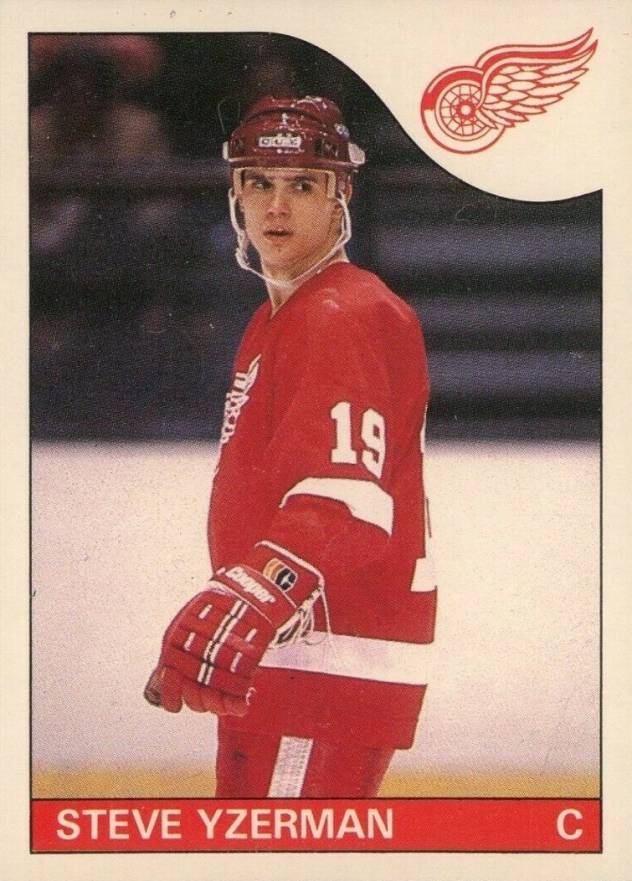 1985 O-Pee-Chee Steve Yzerman #29 Hockey Card