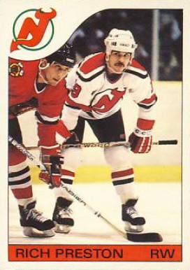 1985 O-Pee-Chee Rich Preston #139 Hockey Card
