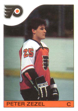 1985 O-Pee-Chee Peter Zezel #24 Hockey Card
