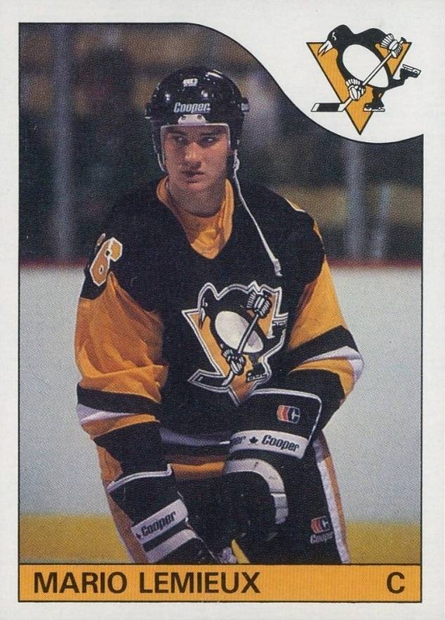 1985 Topps Mario Lemieux #9 Hockey Card
