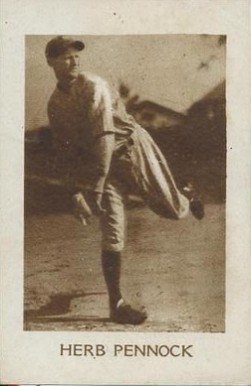 1928 Star Player Candy Herb Pennock # Baseball Card