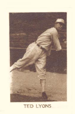 1928 Star Player Candy Ted Lyons # Baseball Card