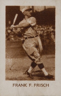 1928 Star Player Candy Frank T. Frisch # Baseball Card