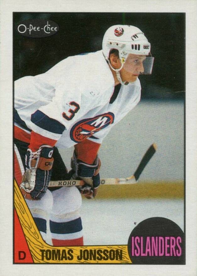 1987 O-Pee-Chee Tomas Jonsson #190 Hockey Card