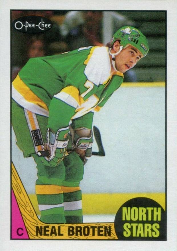 1987 O-Pee-Chee Neal Broten #11 Hockey Card