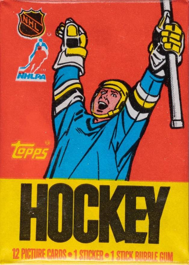 1987 Topps Wax Pack #WP Hockey Card