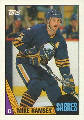 1987 Topps Mike Ramsey #63 Hockey Card