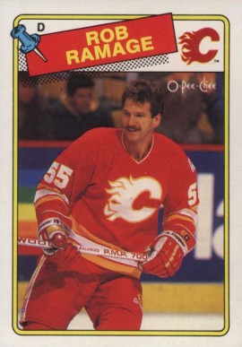 1988 O-Pee-Chee Rob Ramage #244 Hockey Card