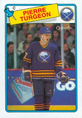 1988 O-Pee-Chee Pierre Turgeon #194 Hockey Card
